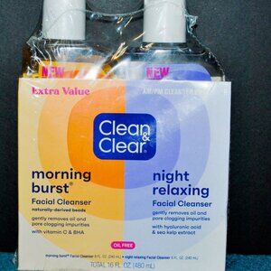 Clean & Clear Morning Burst and Night Relaxing